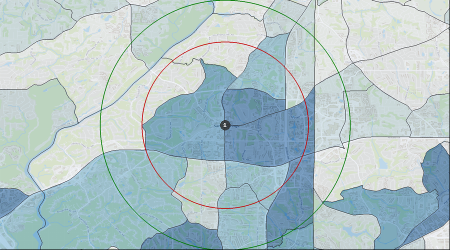 Sandy Springs, Georgia - Projected Population Growth Rate